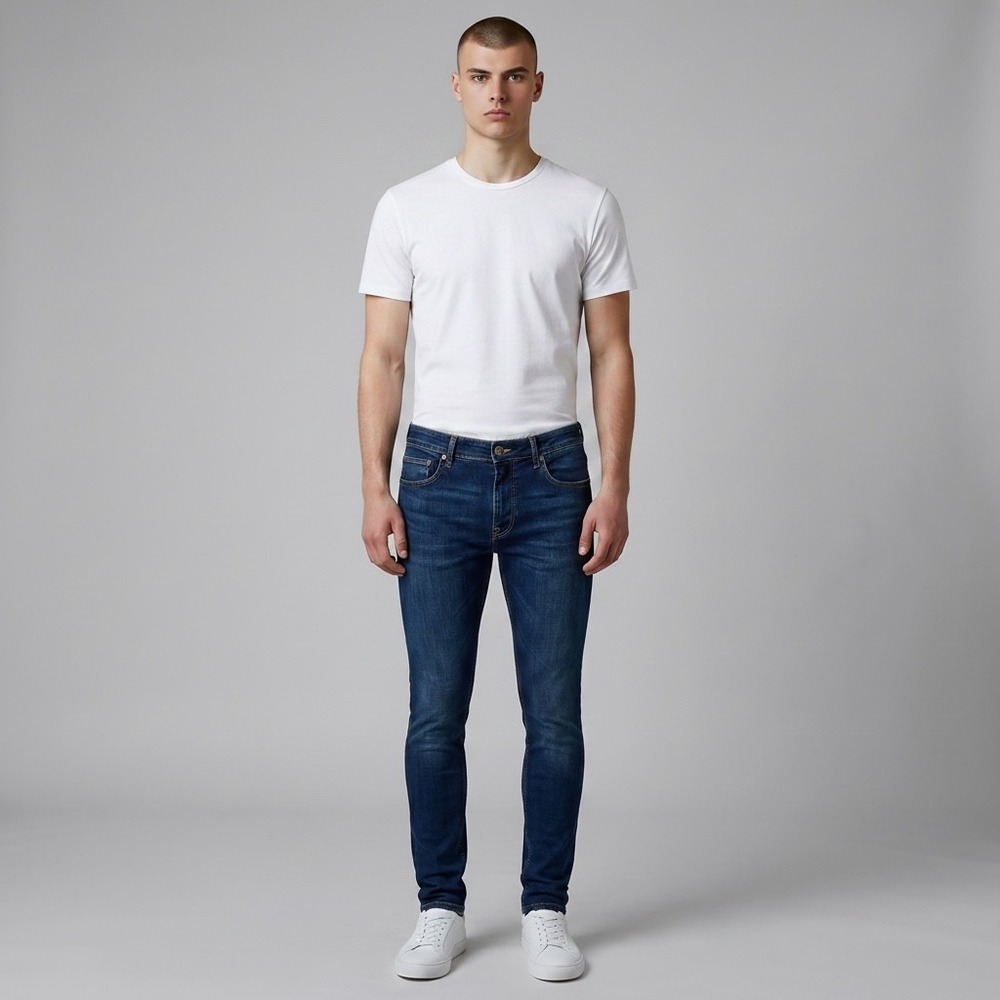 G-Star RAW 3301 Skinny Jeans‎ Mens 32x34 Blue Good Dark Wash Stretch Denim